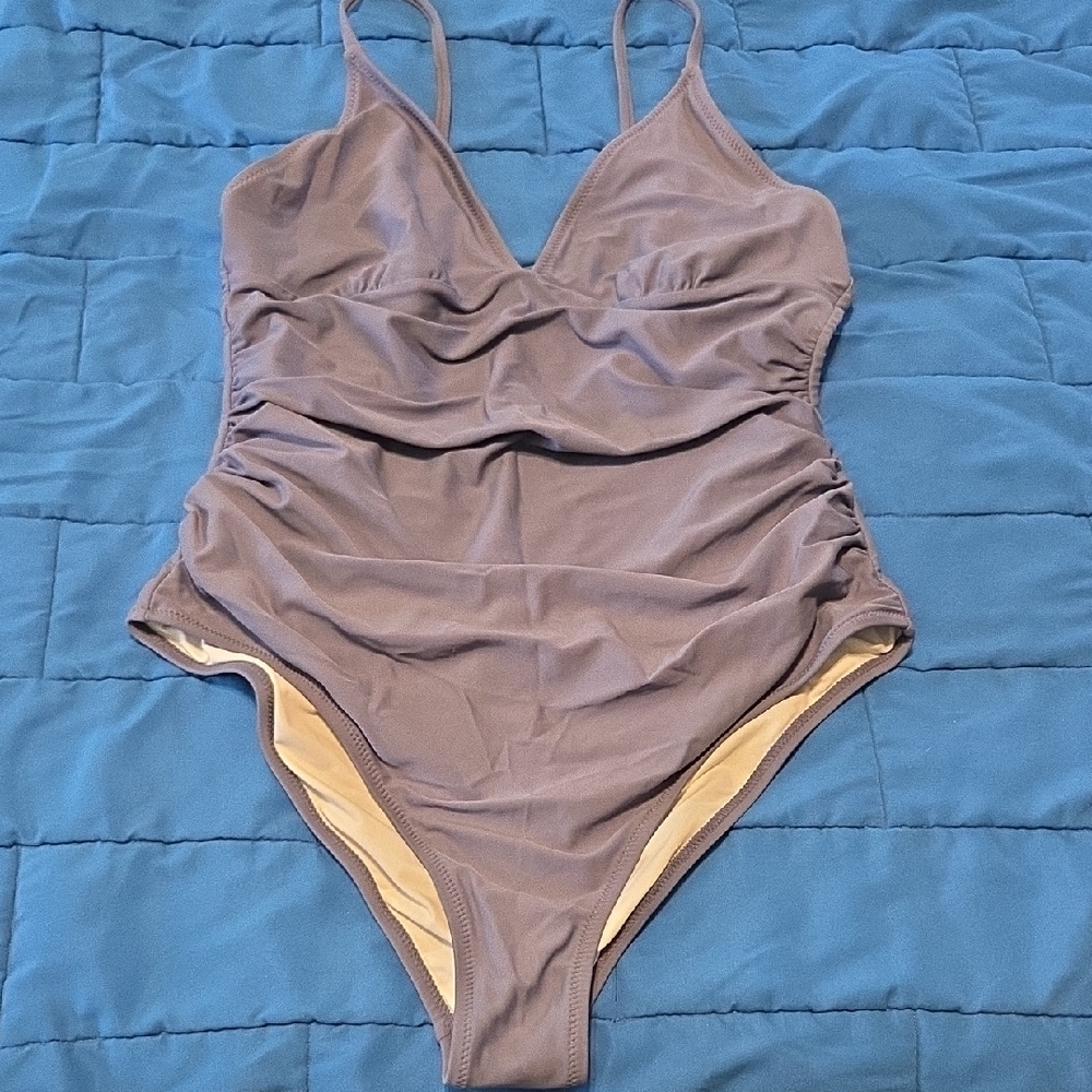 Cupshe Purple One Piece Small Swimsuit